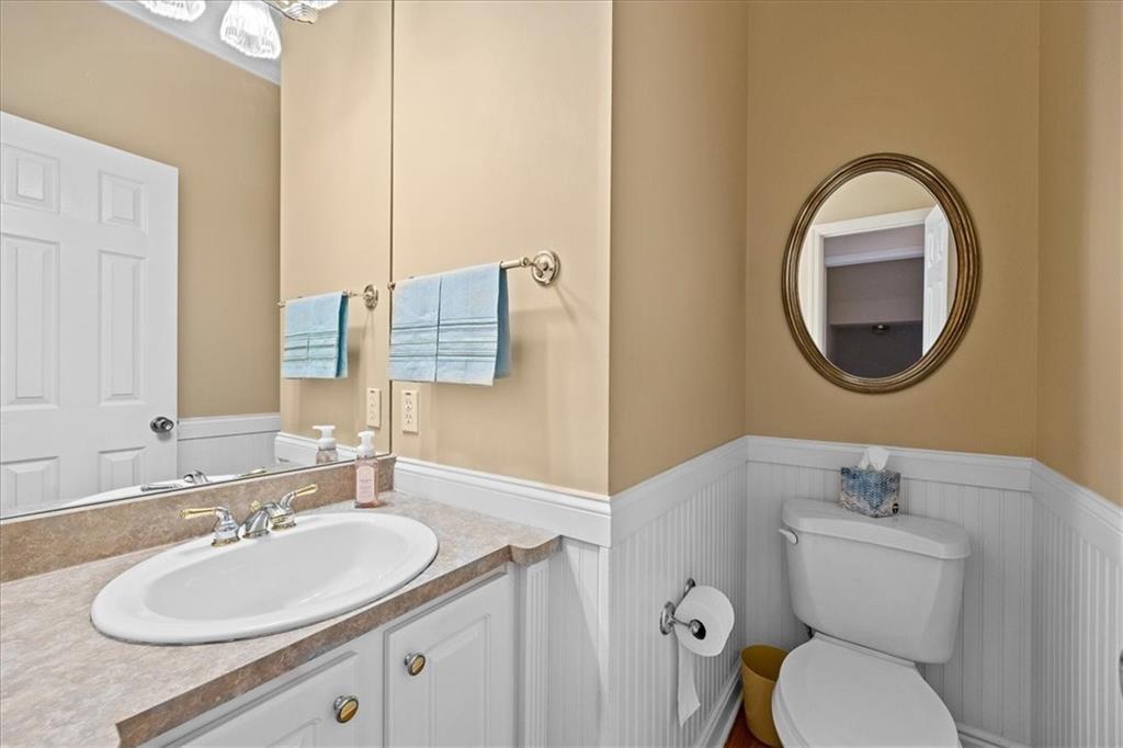 507 Sandra Lane Cheswick, PA 15024 - Photo 16 of 24 a bathroom with a sink and a mirror