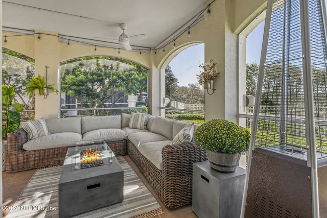 a view of an ocean and beach