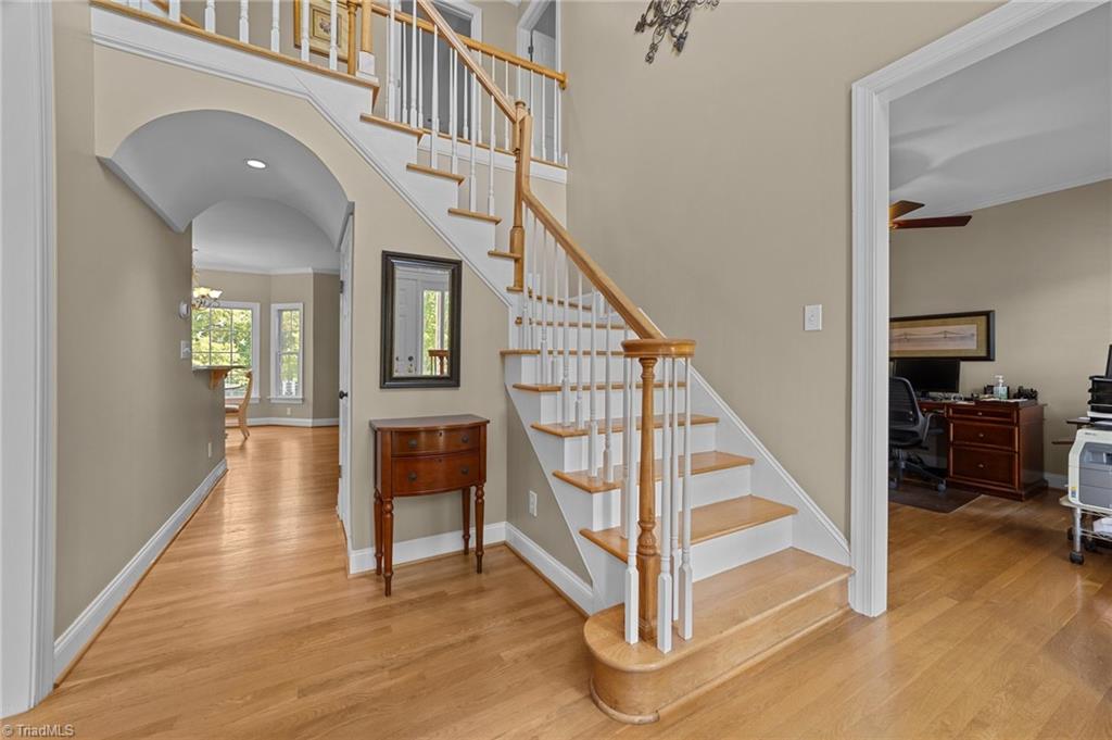 5806 Billet Road Oak Ridge, NC 27310 - Photo 5 of 46 TWO STORY ENTRY WITH WOOD FLOORS - NO CARPET IN THIS HOME