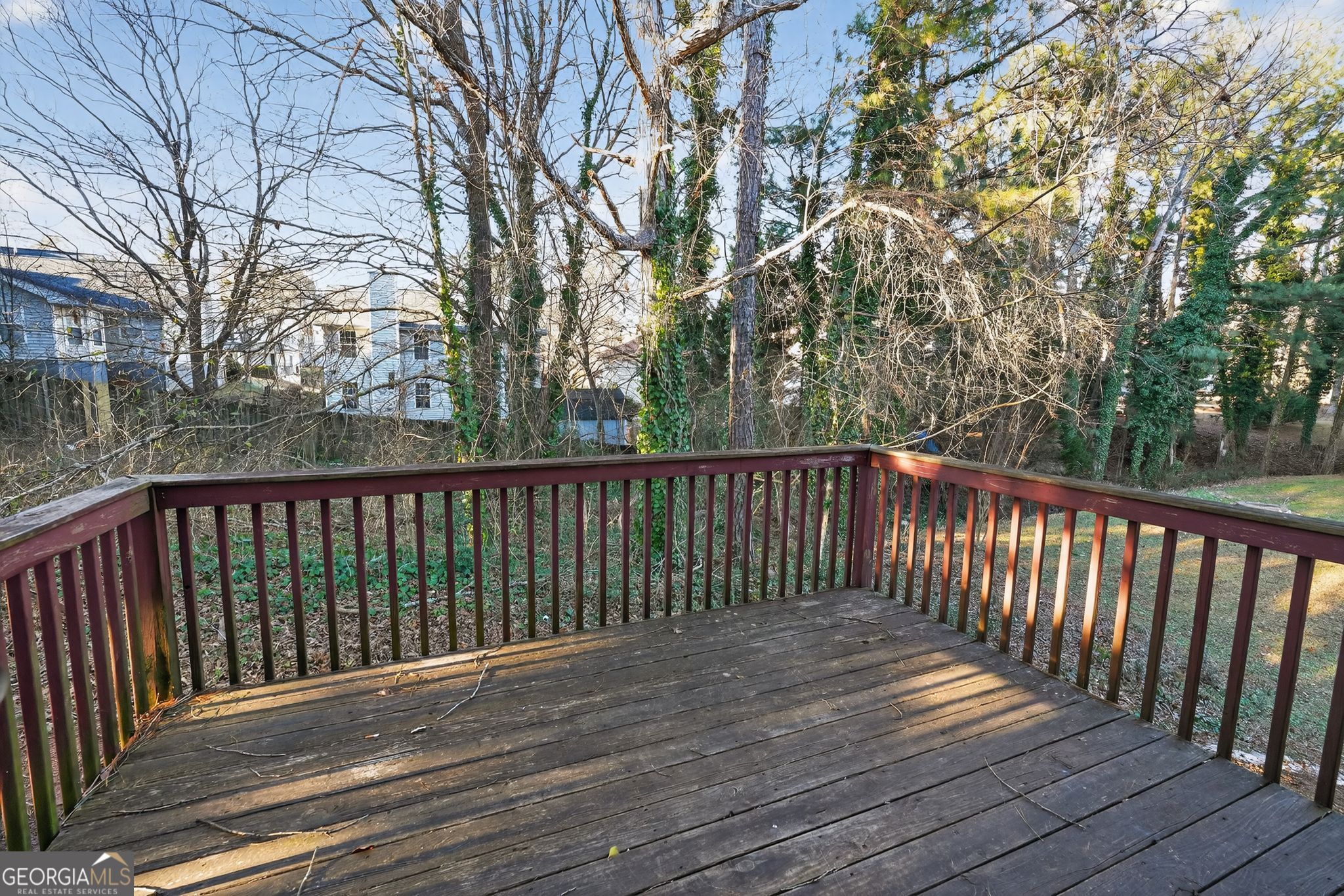 3969 Cress Way Run Decatur, GA 30034 - Photo 5 of 34 a view of balcony with wooden floor and fence