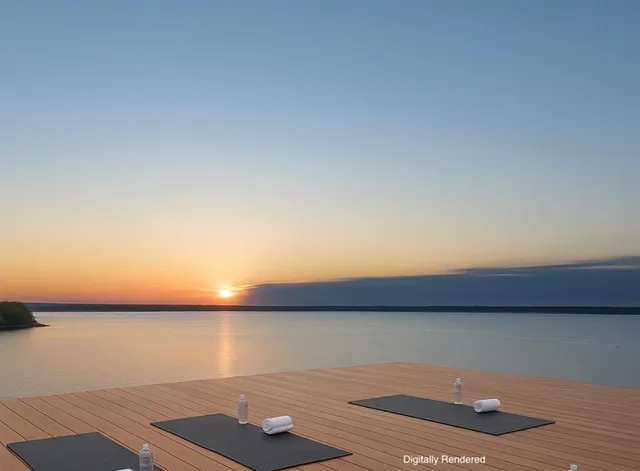 a view of a house with a lake view