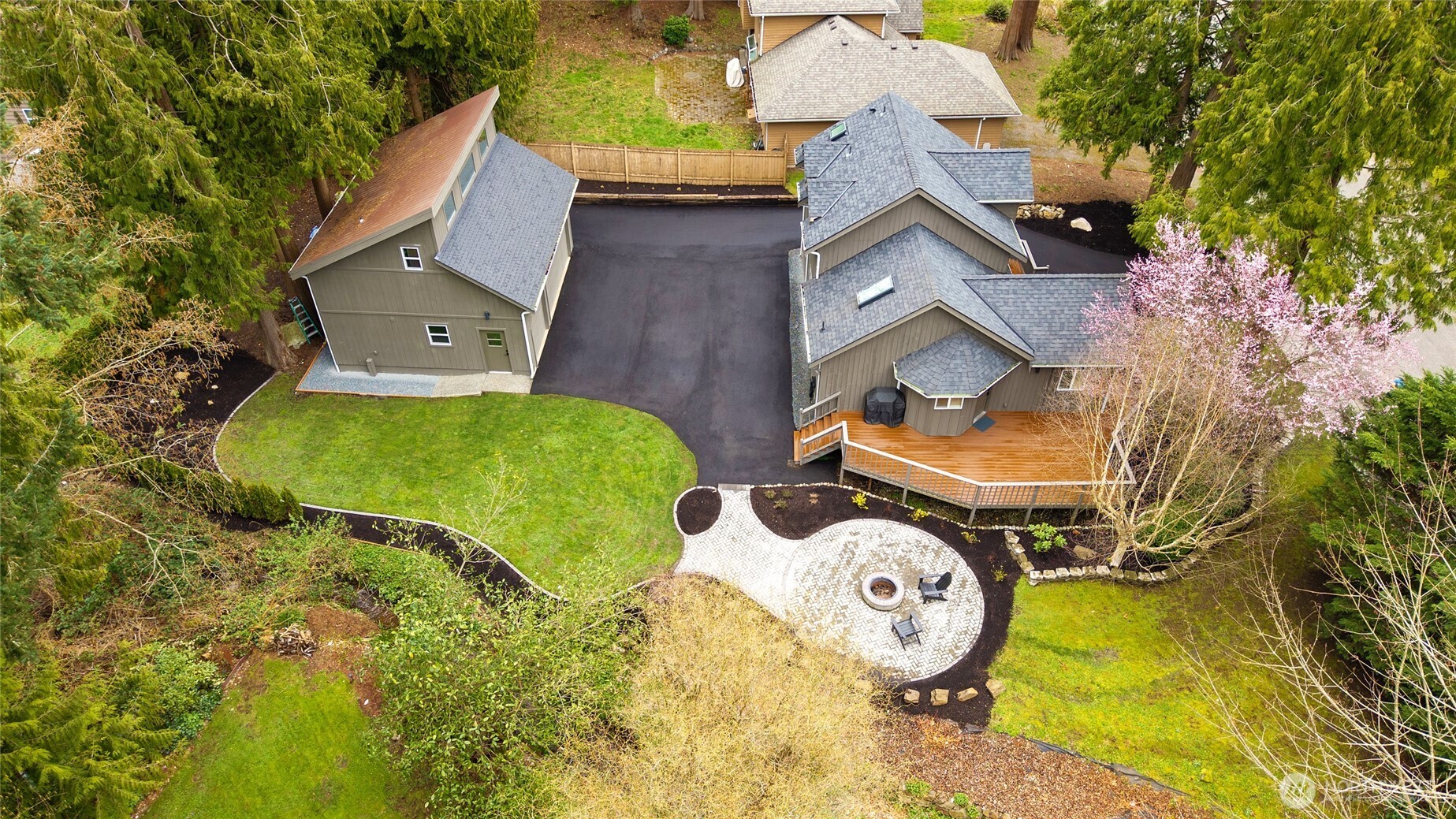 19922 3rd Drive Southeast Bothell, WA 98012 - Photo 2 of 30 an aerial view of a house with backyard space and balcony
