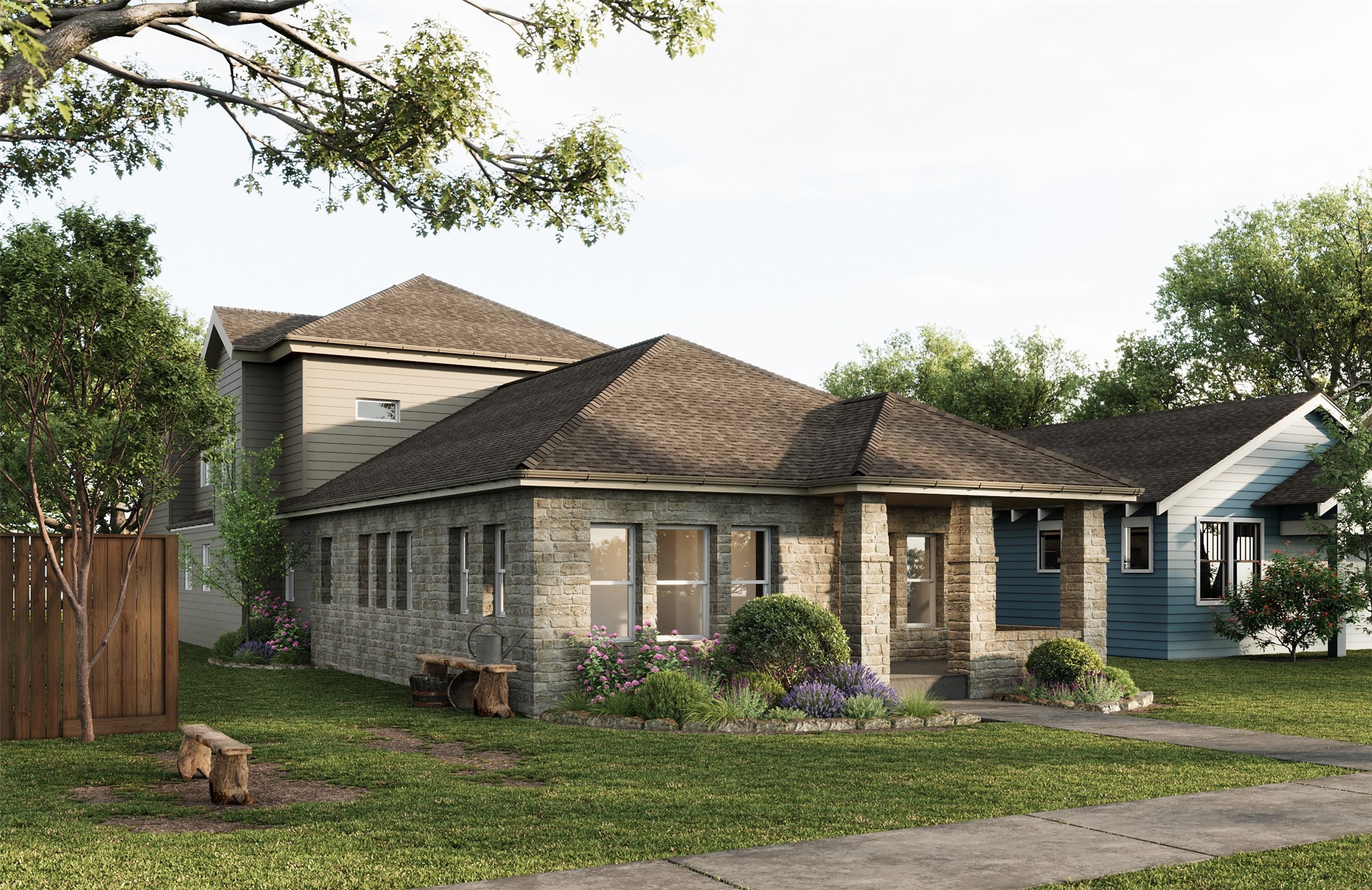 1118 Tulane Street Houston, TX 77008 - Photo 1 of 14 a front view of a house with a yard