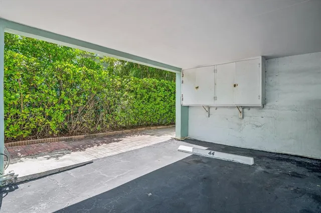 a view of a room with window