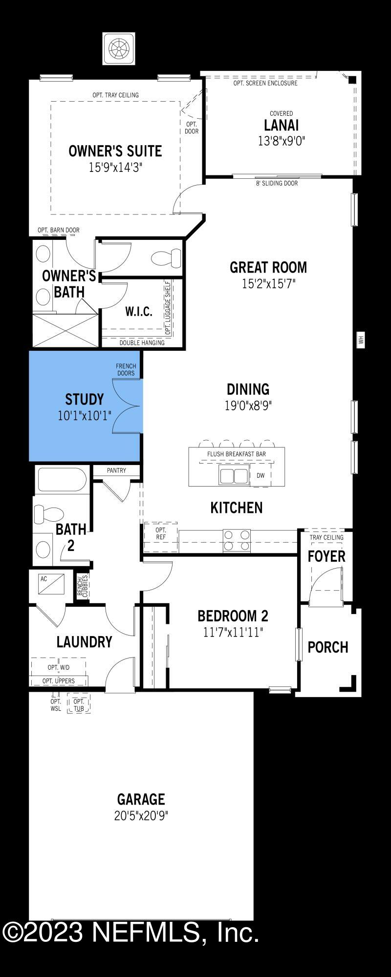 129 Fly Line Drive St. Johns, FL 32259 - Photo 2 of 51 Ocean _ Study ILO Flex_Ocean_First Floor