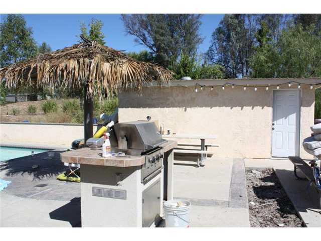 12740 Choctow Ridge Road Valley Center, CA 92082 - Photo 6 of 10 Pool House with Pool/Spa Equipment and Bathroom & Built-In BBQ