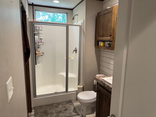 4216 Sandy Flat Road Bethel Springs, TN 38315 - Photo 13 of 15 Bathroom featuring a shower stall and vanity