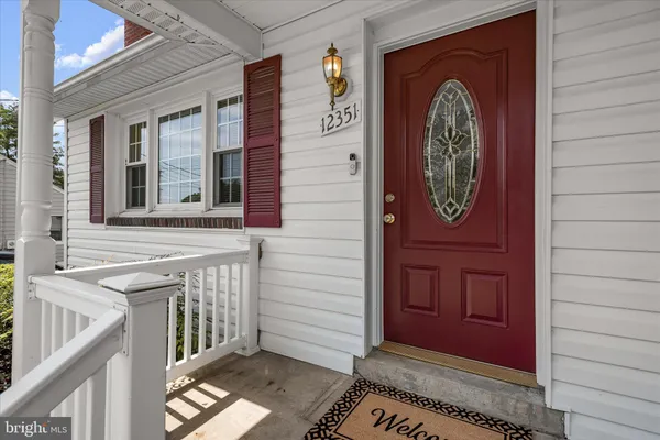 a front view of a house with entryway