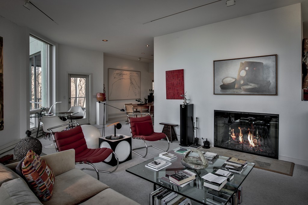 1 Folly Point Road Gloucester, MA 01930 - Photo 13 of 30 a living room with furniture and a fireplace
