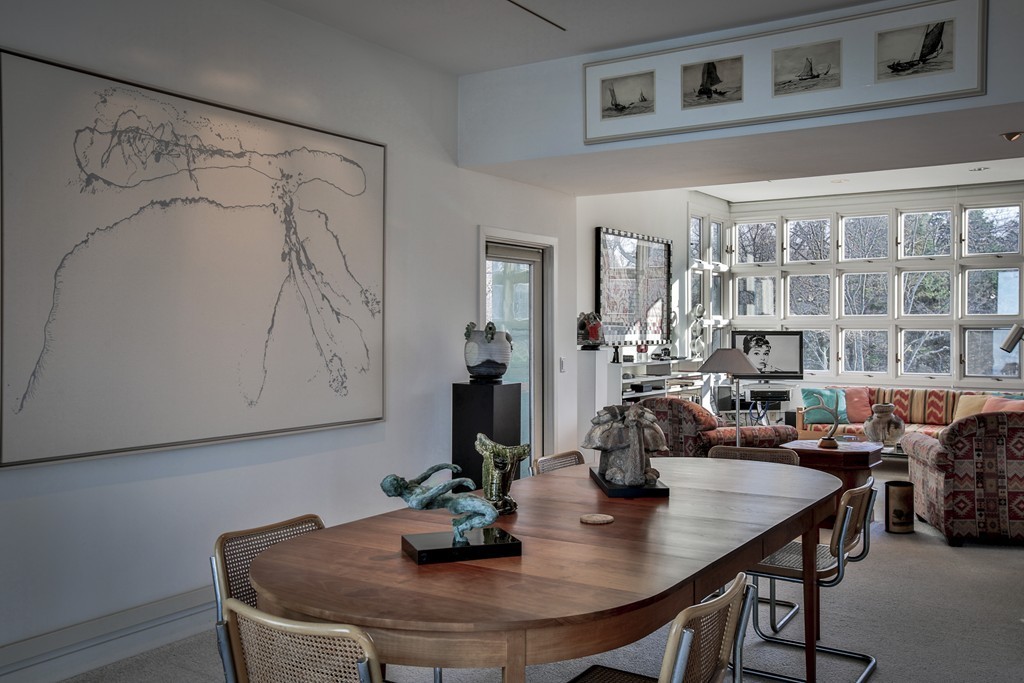 1 Folly Point Road Gloucester, MA 01930 - Photo 18 of 30 a view of a dining room with furniture