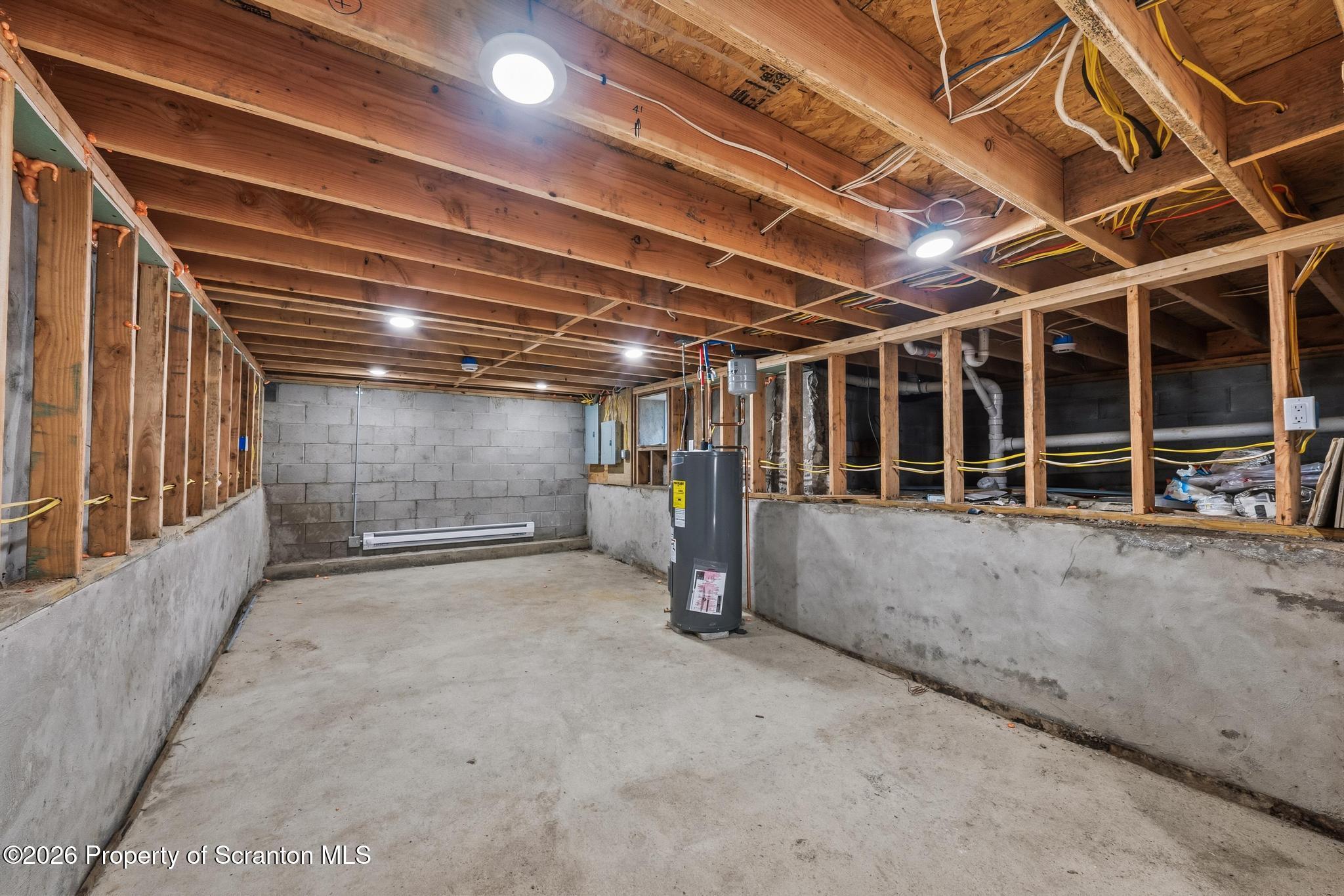 305 Parsonage Street Pittston, PA 18640 - Photo 35 of 42 a view of an empty room with wooden walls
