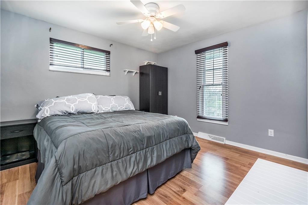 190 McChain Road Finleyville, PA 15332 - Photo 14 of 25 A second bedroom is also spacious with updated flooring.