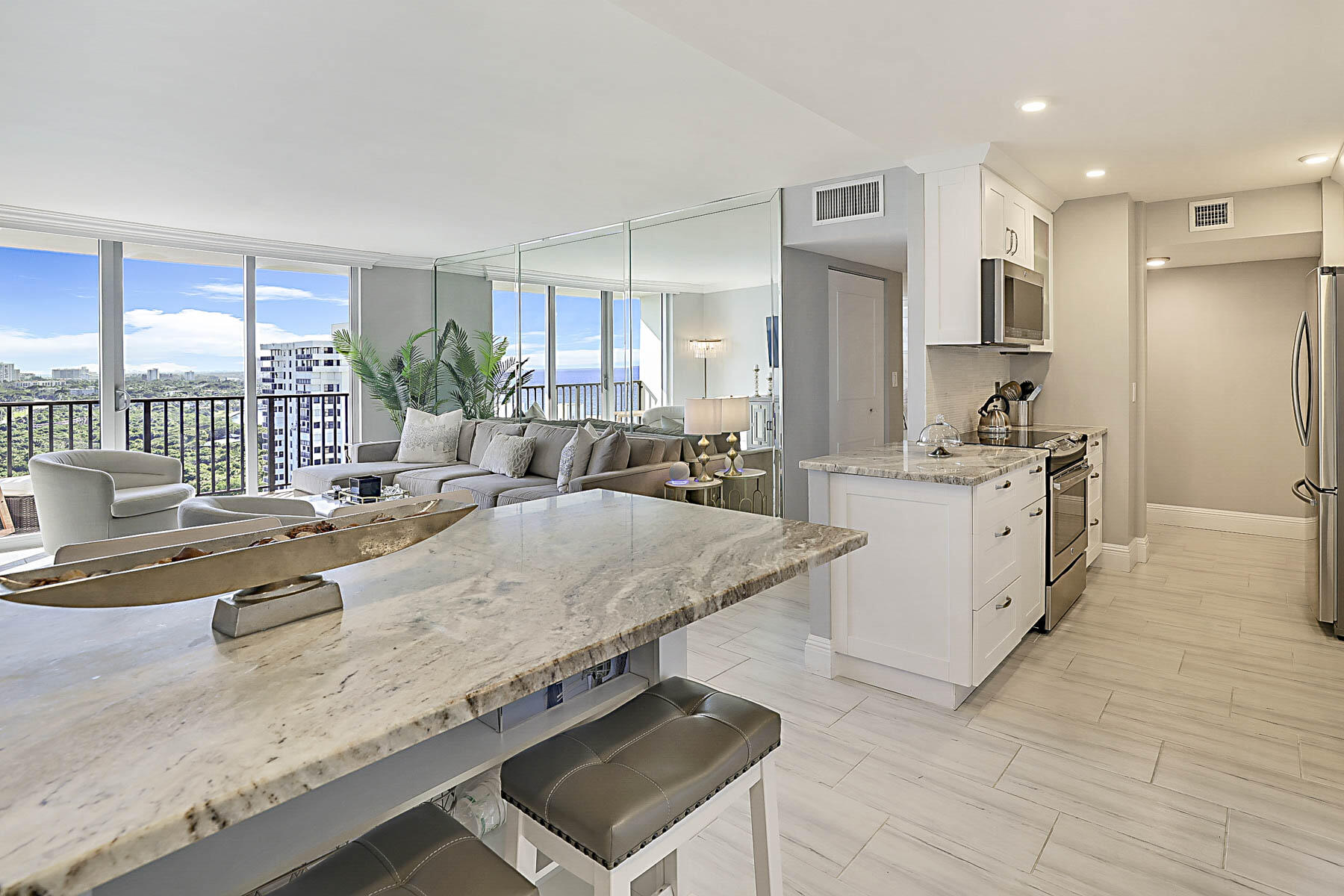 2121 North Ocean Boulevard, Unit 1705E Boca Raton, FL 33431 - Photo 68 of 68 Open floor plan