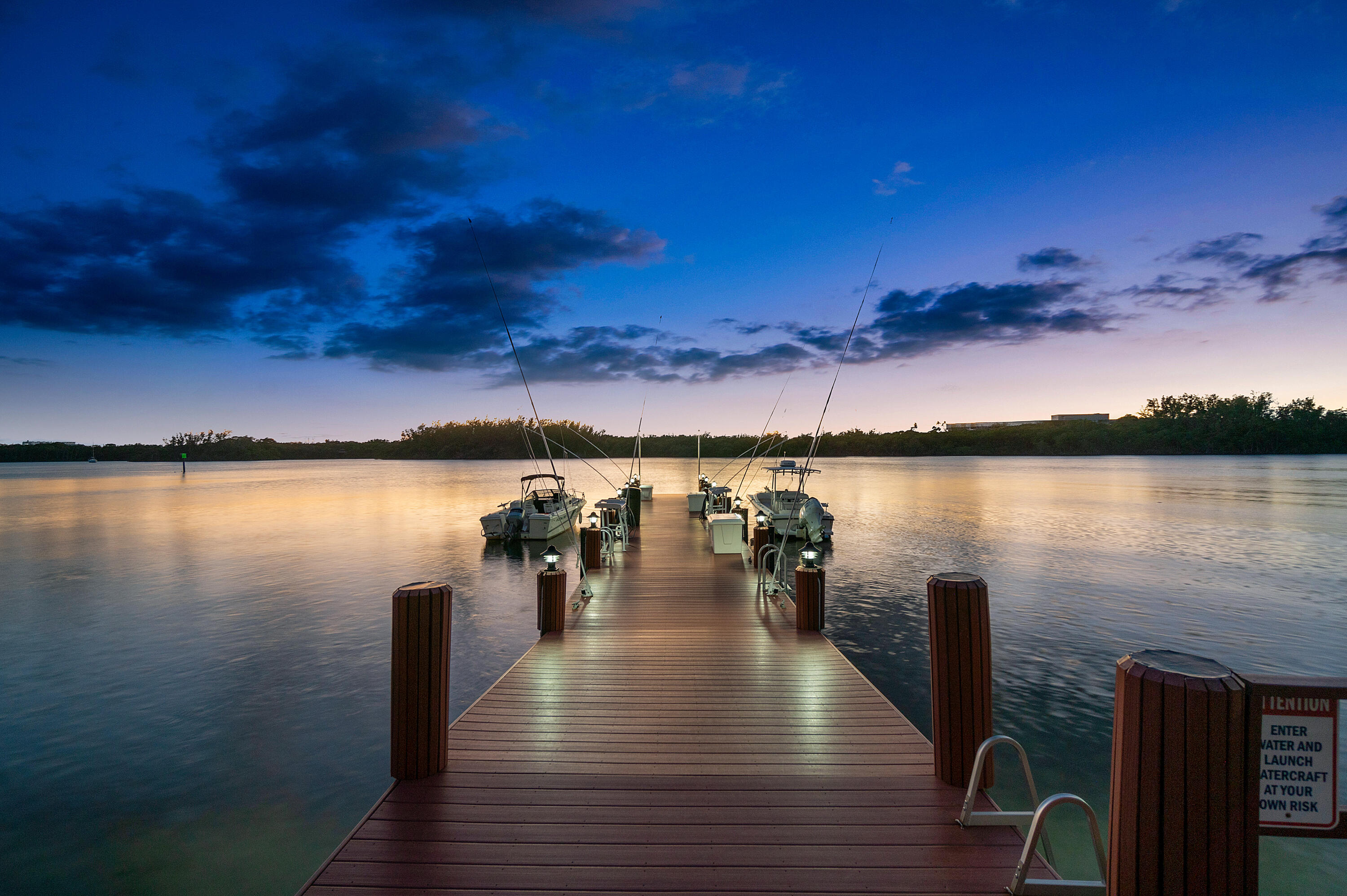 2121 North Ocean Boulevard, Unit 1705E Boca Raton, FL 33431 - Photo 50 of 68 Sunset on the dock