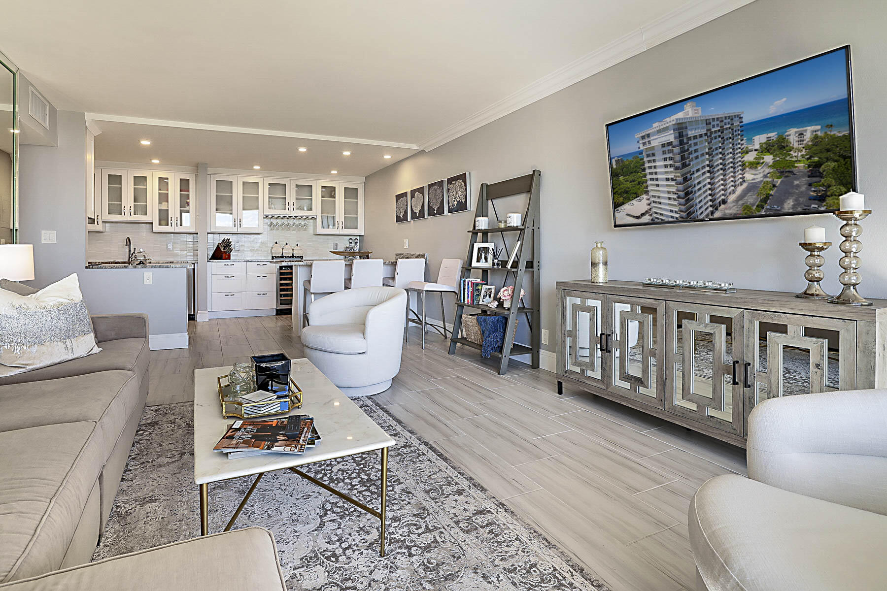 2121 North Ocean Boulevard, Unit 1705E Boca Raton, FL 33431 - Photo 10 of 68 Tile floors