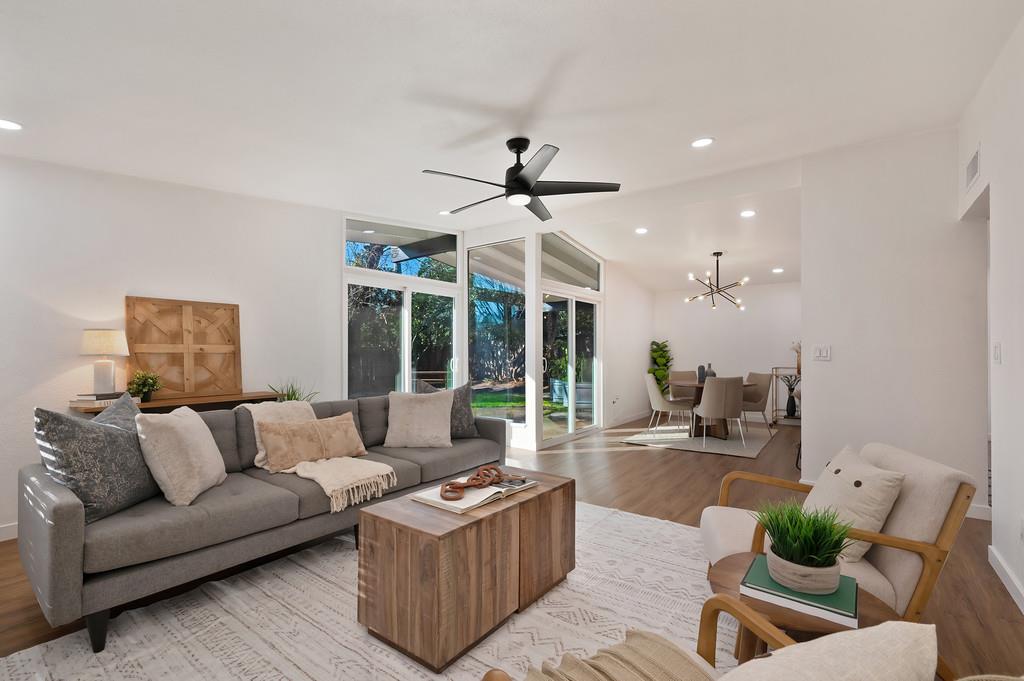 4812 Packard Court Carmichael, CA 95608 - Photo 6 of 39 a living room with furniture and a large window