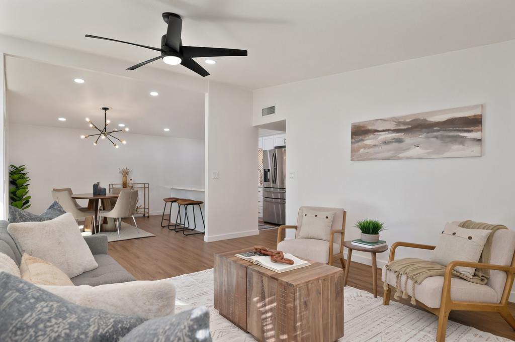 4812 Packard Court Carmichael, CA 95608 - Photo 7 of 39 a living room with furniture and a ceiling fan
