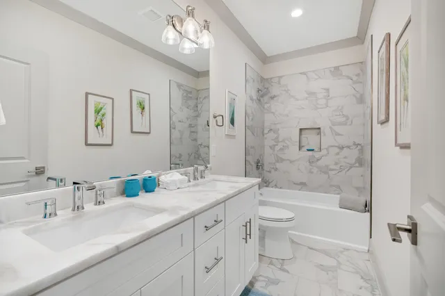 a view of an ocean and beach