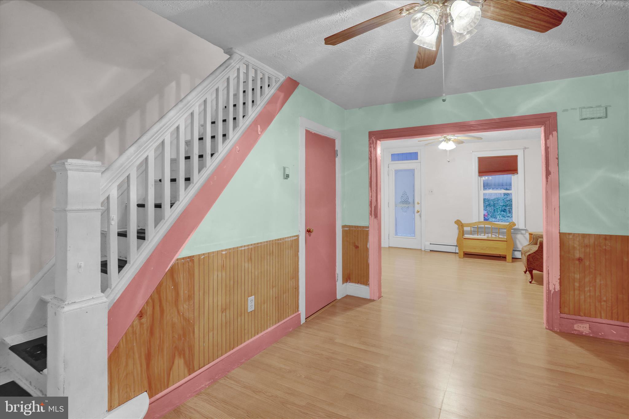 433 May Street Pottstown, PA 19464 - Photo 12 of 21 a view of entryway and hall with wooden floor