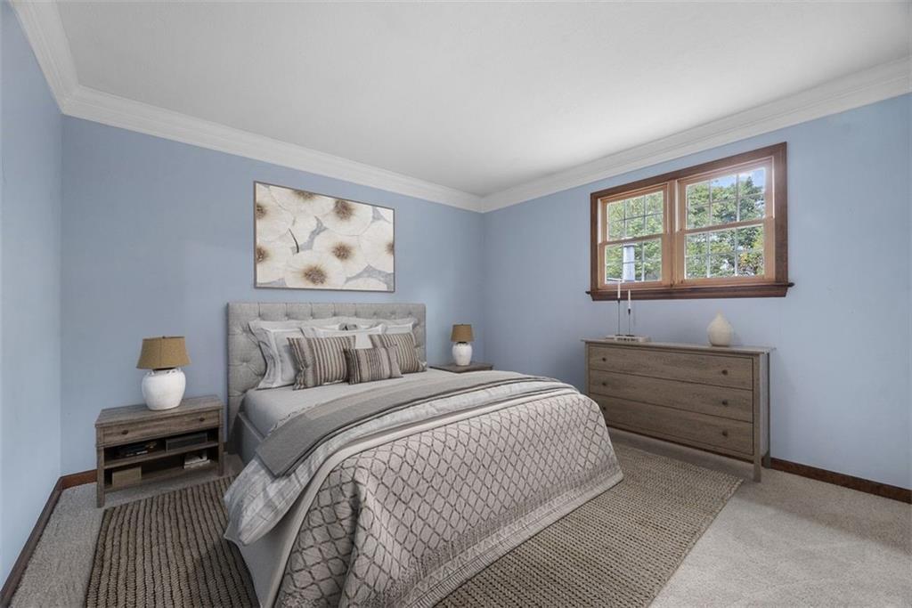 2779 Clearview Road Allison Park, PA 15101 - Photo 33 of 50 a bedroom with a bed and a window