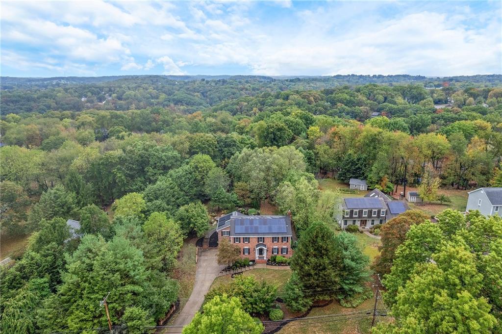 2779 Clearview Road Allison Park, PA 15101 - Photo 45 of 50 an aerial view of a house with a garden