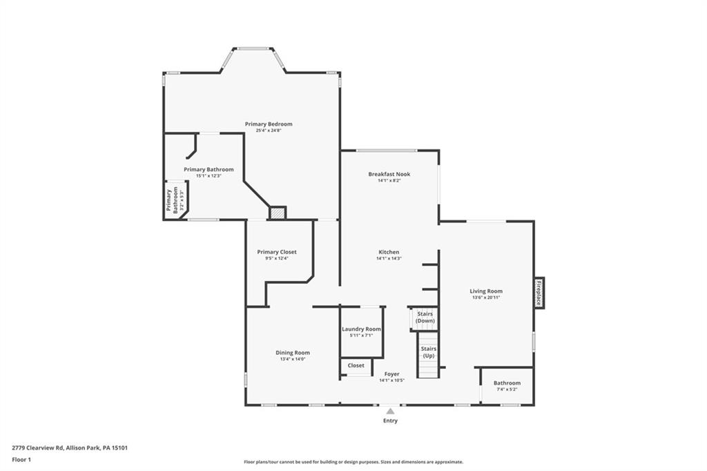 2779 Clearview Road Allison Park, PA 15101 - Photo 46 of 50 a picture of floor plan
