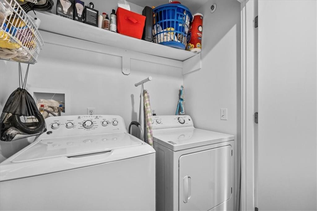 5811 Rippey Street, Unit B Pittsburgh, PA 15206 - Photo 23 of 25 a utility room with dryer and washer