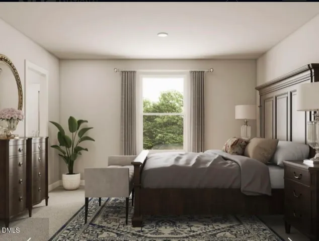 a room with furniture and window