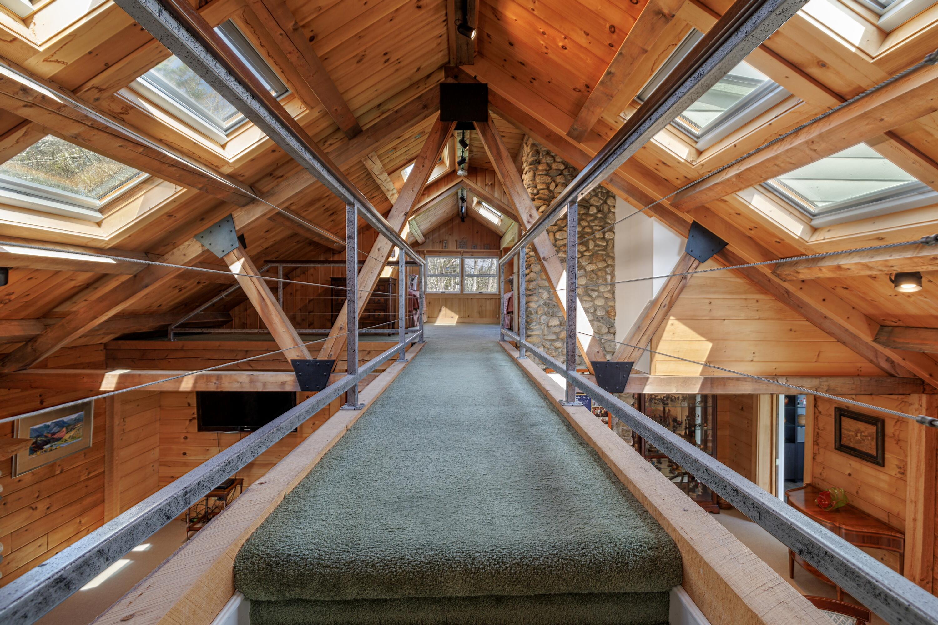 178 Johnson Point Road Penobscot, ME 04476 - Photo 70 of 108 log hallway