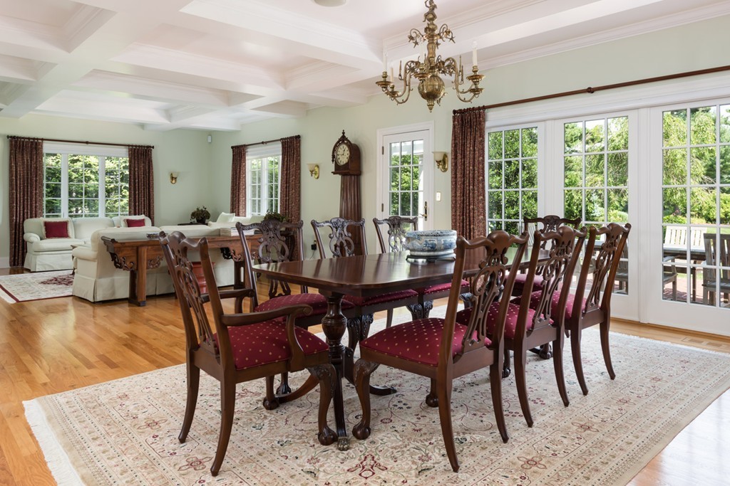 19 North Glen Drive Mashpee, MA 02649 - Photo 13 of 30 a view of a dining room with furniture window and outside view