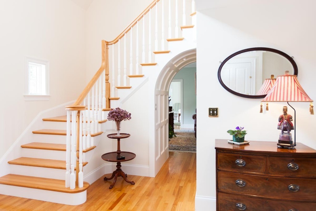 19 North Glen Drive Mashpee, MA 02649 - Photo 10 of 30 a view of entryway and hall with wooden floor