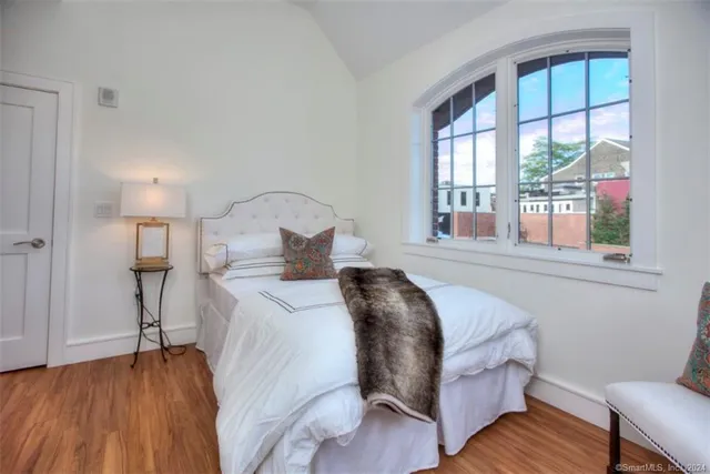 a workspace with furniture and window