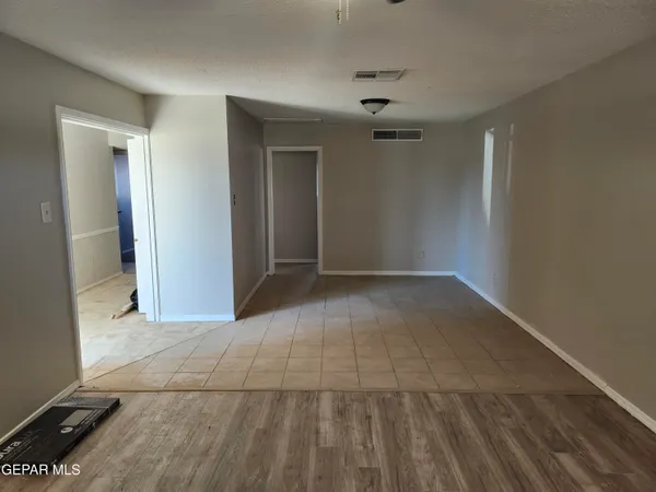 a close view of water heater room