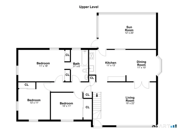 a picture of a floor plan