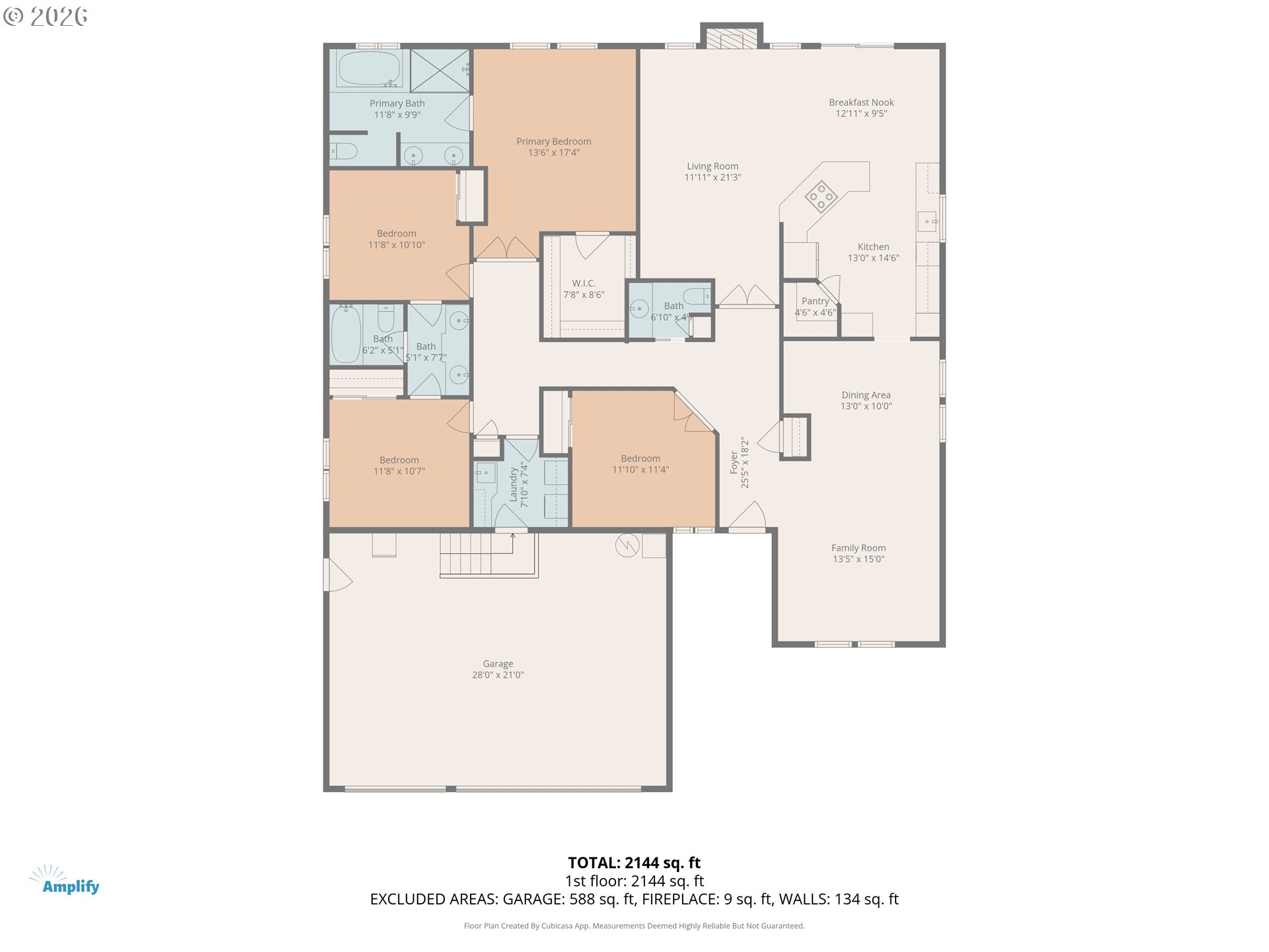 2520 Northwest 29th Avenue Camas, WA 98607 - Photo 36 of 36 Floor Plan