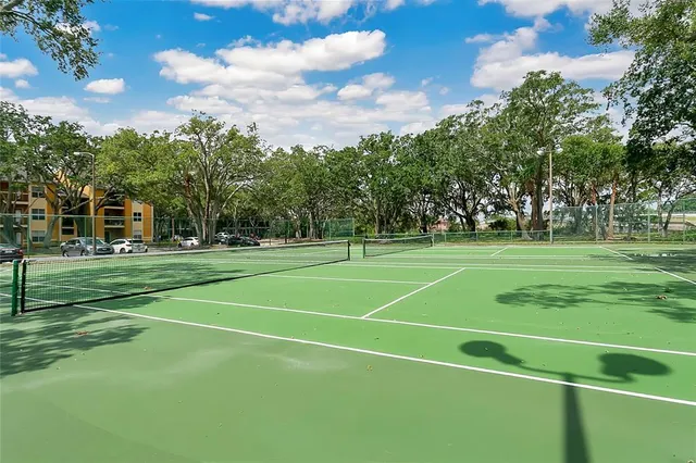a view of a basketball court