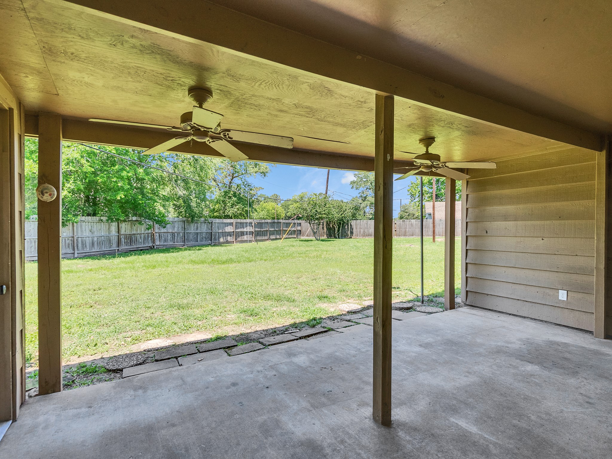603 Casper Court Spring, TX 77373 - Photo 25 of 31 backyard patio for those cool summer nights