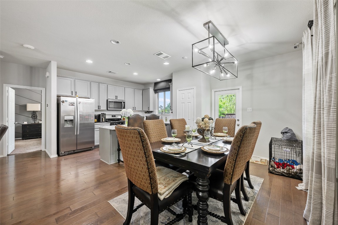 808 Bonnet Boulevard Georgetown, TX 78628 - Photo 13 of 40 a view of a dining room with furniture