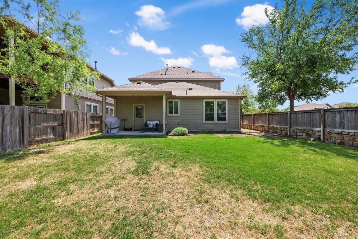 808 Bonnet Boulevard Georgetown, TX 78628 - Photo 31 of 40 a view of a house with backyard and porch