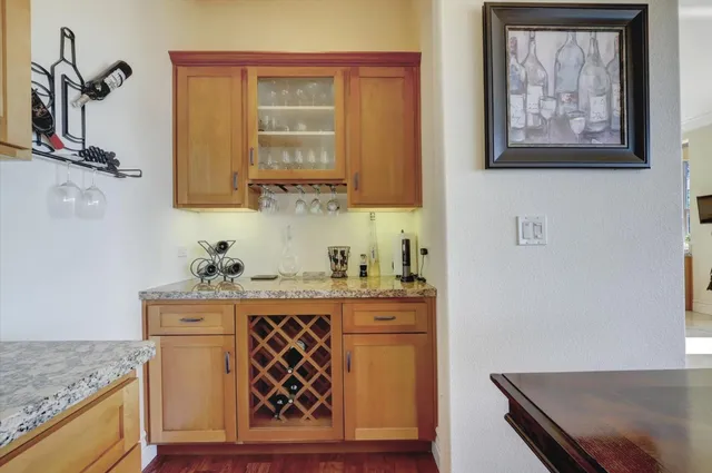 a view of living room with furniture and flat screen tv