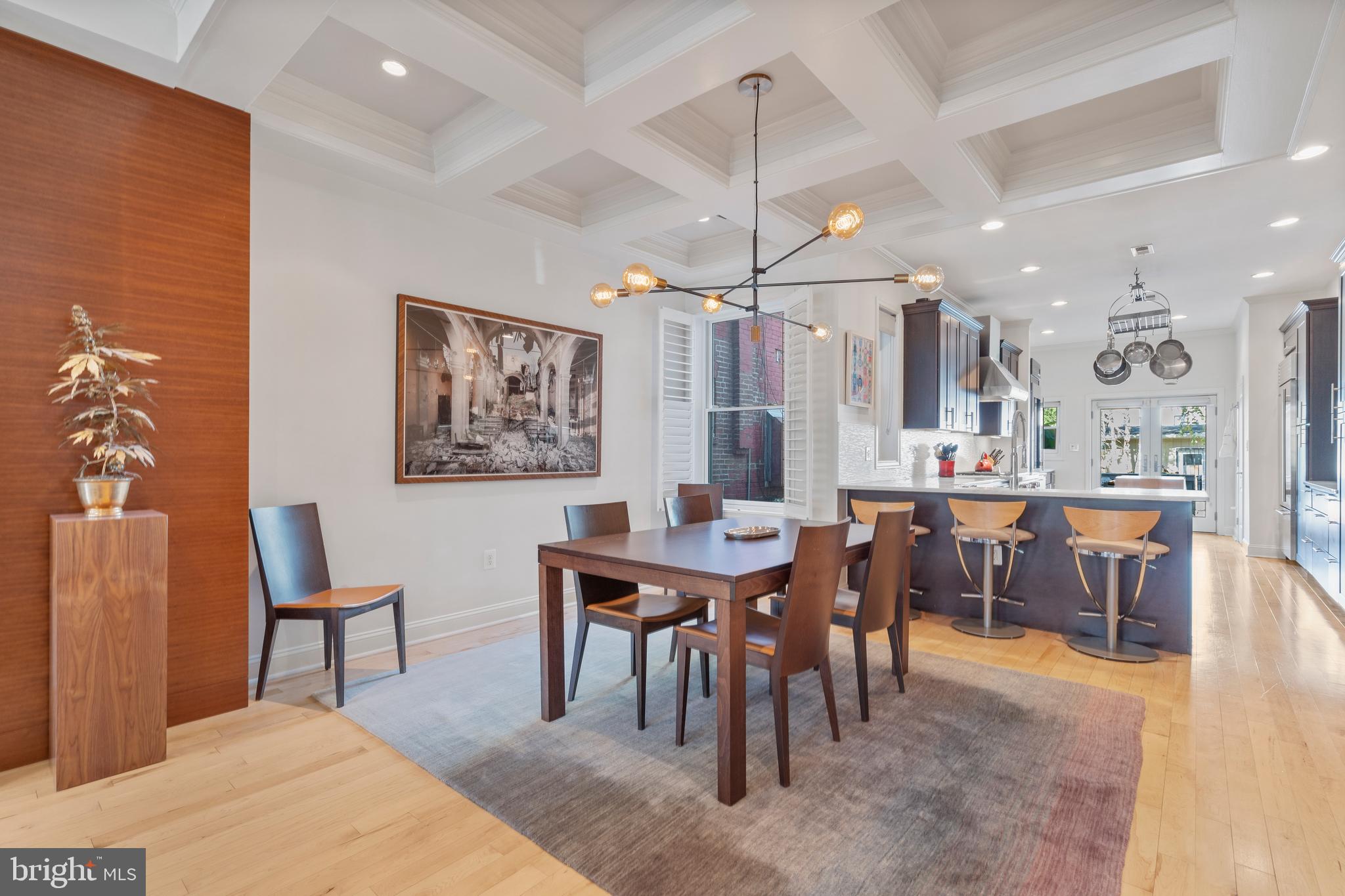33 W Street Northwest, Unit 1 Washington, DC 20001 - Photo 8 of 36 a view of a dining room with furniture