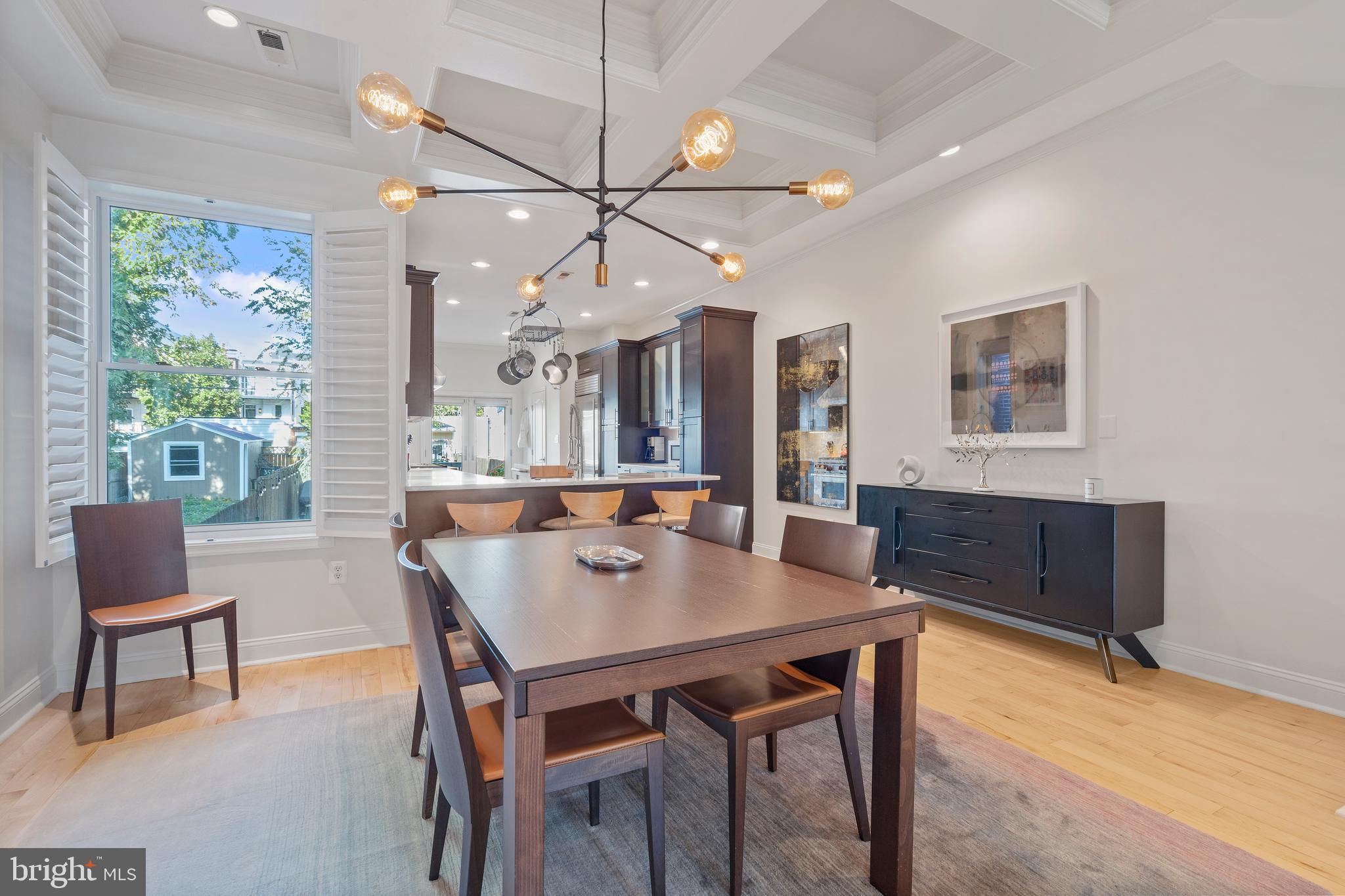 33 W Street Northwest, Unit 1 Washington, DC 20001 - Photo 9 of 36 a view of a dining room with furniture