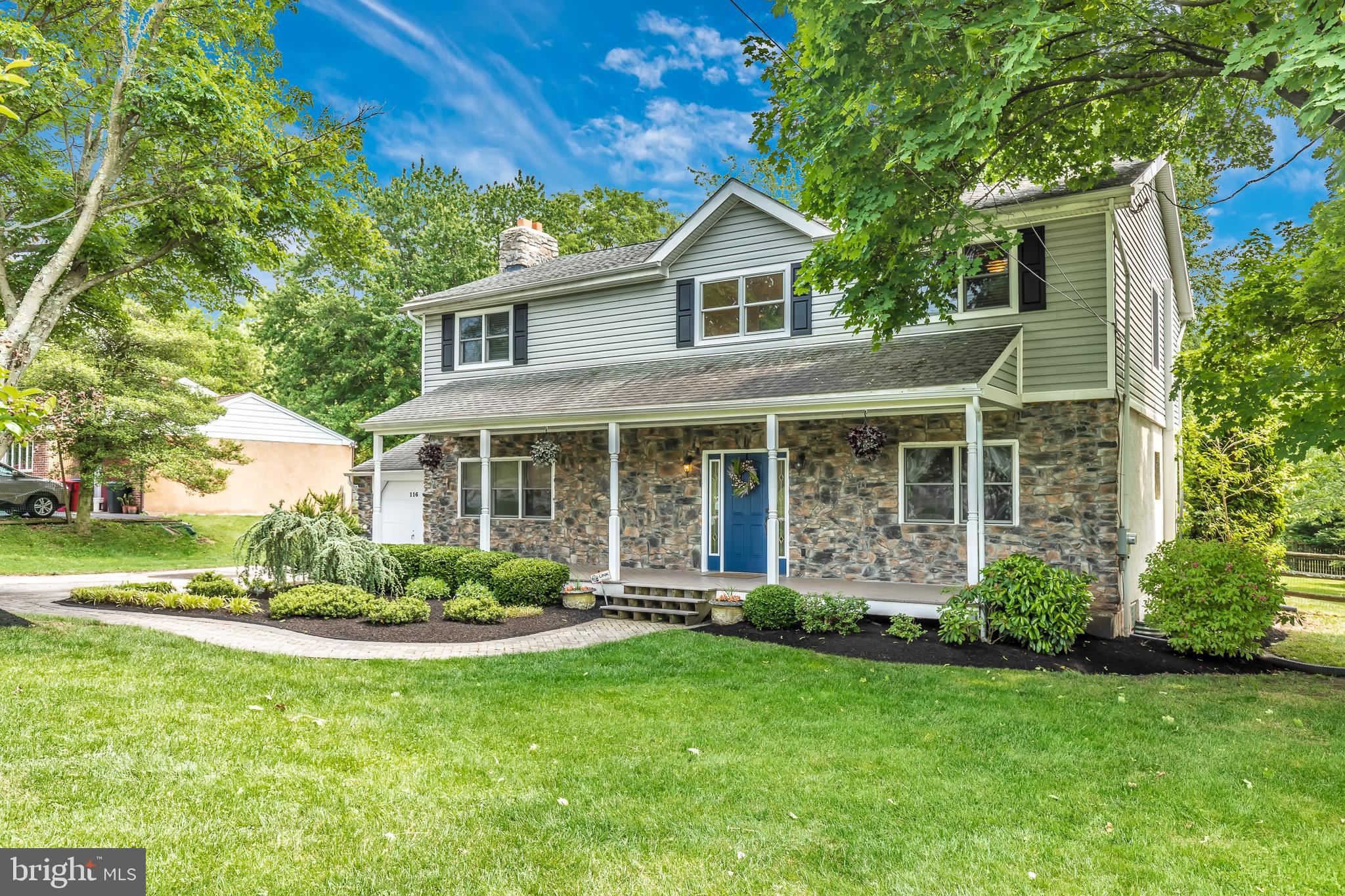 116 Pinetown Road Norristown, PA 19403 - Photo 1 of 57 Front of home - Stone exterior
