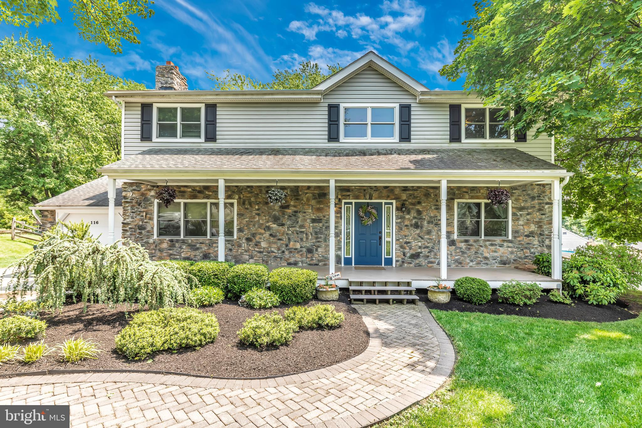 116 Pinetown Road Norristown, PA 19403 - Photo 2 of 57 Exterior front - brick walkway