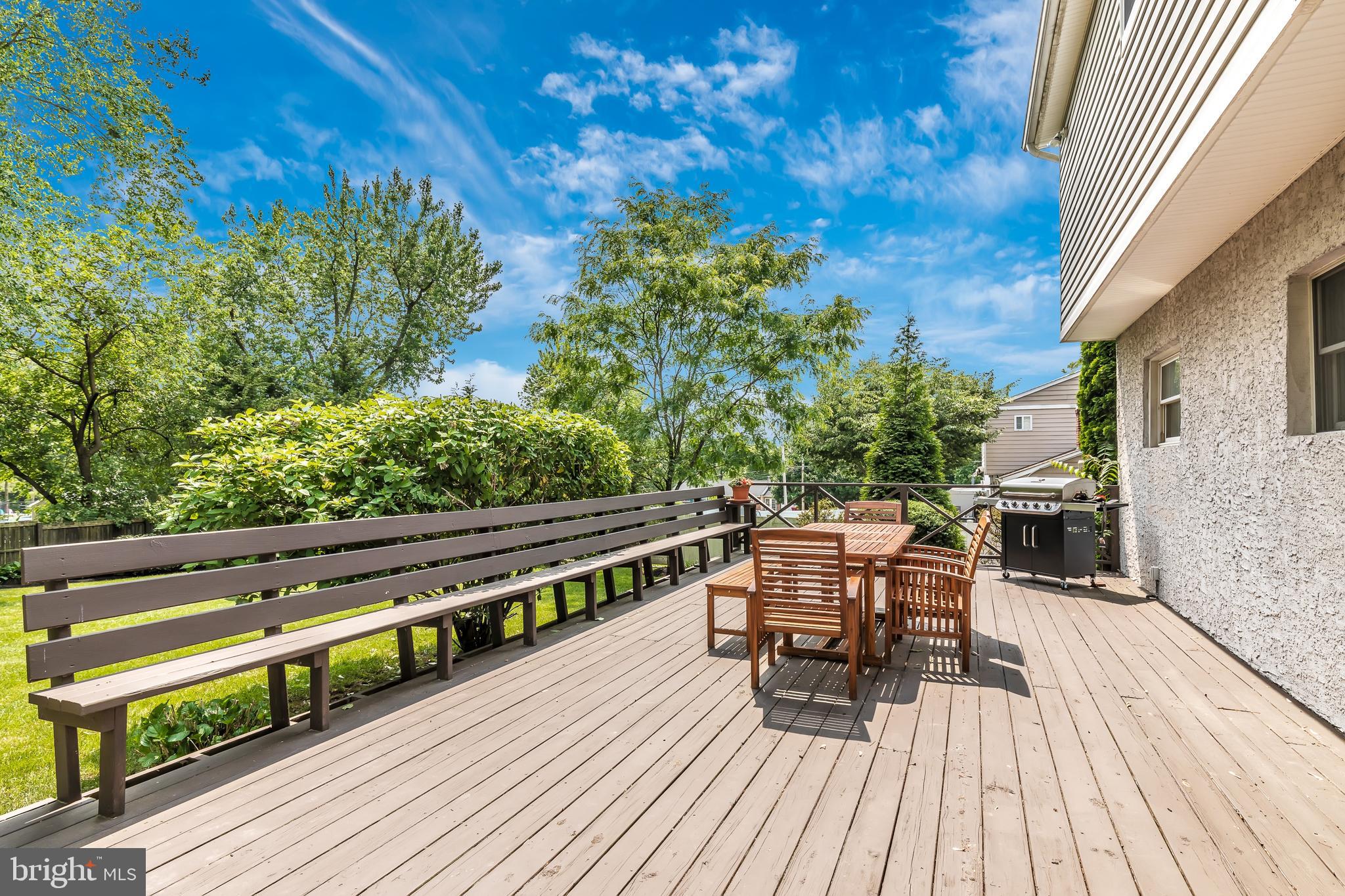 116 Pinetown Road Norristown, PA 19403 - Photo 39 of 57 Large back deck with built in seating