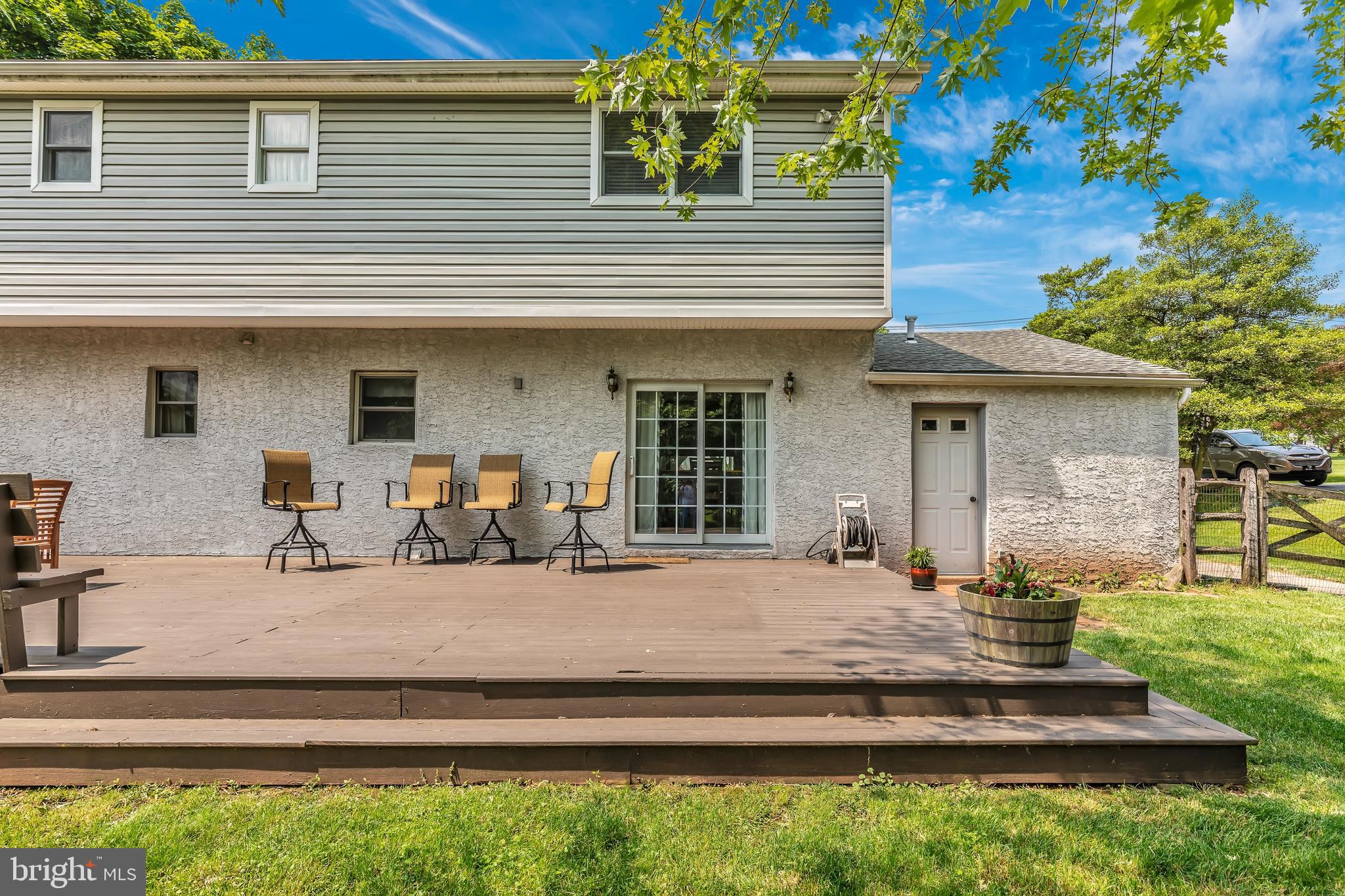 116 Pinetown Road Norristown, PA 19403 - Photo 41 of 57 Deck with access to single car garage