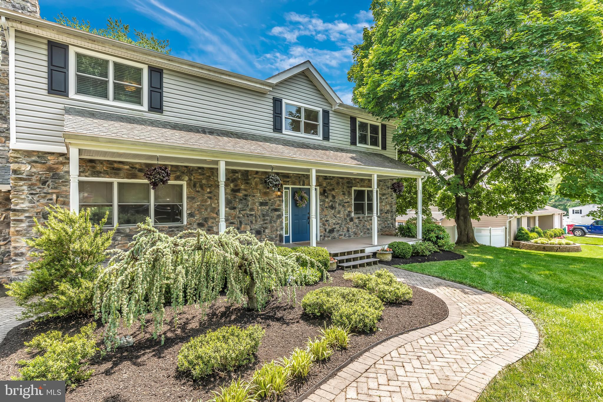 116 Pinetown Road Norristown, PA 19403 - Photo 55 of 57 Brick walkway to front professional landscaped