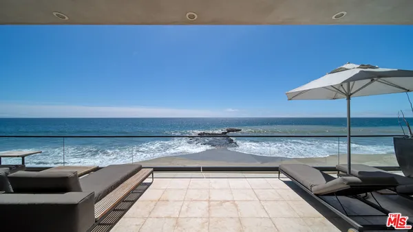 a view of ocean view with beach