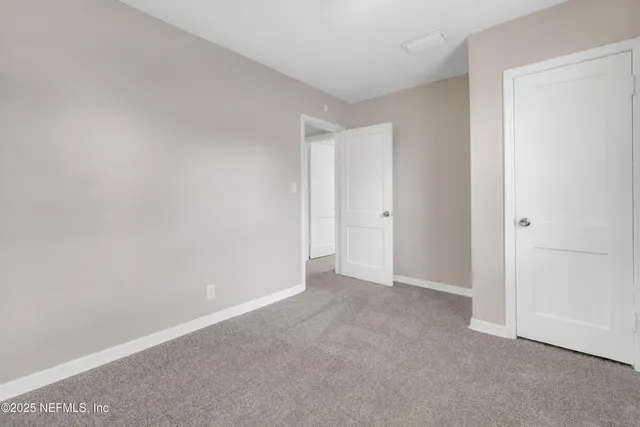 a view of an empty room