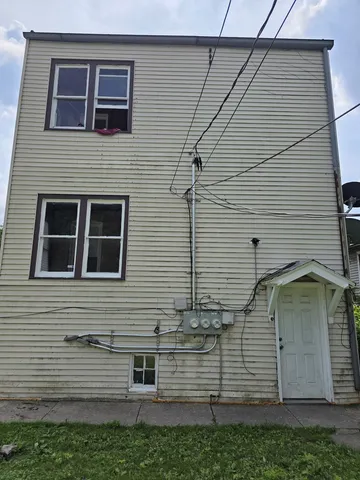 a view of a house with a window